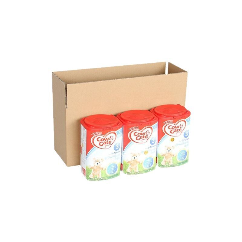 Milk powder carton express packaging 2 cans gas column E-Commerce carton order rectangular box for wholesale