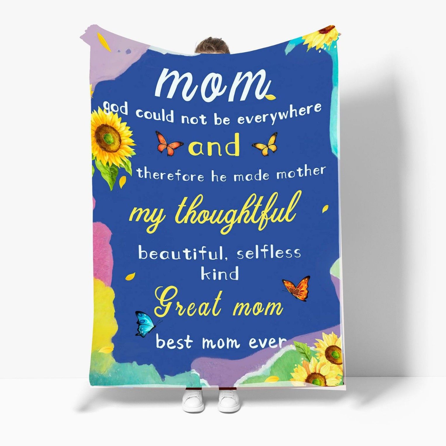 Amazon Ins Style Father's Day Envelope Blanket Family Letter Warm Flannel Message Letter Blanket