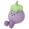 Eggplant Sleeping Lamp Bedroom Bedside USB Charging Clap Night Light Desktop Creative Ornaments Silicone Night Light