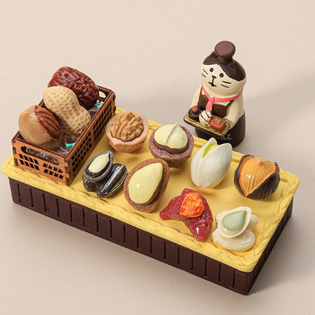 Nut food and play simulation red dates creative handmade resin diy jewelry accessories keychain mobile phone chain pendant material