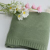 Nap Blanket Woven Embroidered Stroller Blanket Quilt Knitted Cotton Logo Warm and Soft Home