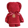 Bear towel wholesale wedding hand gift wine red wedding gift wedding gift hand gift towel
