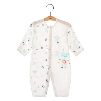Newborn Pajamas, Summer Clothes for Men, Thin, Spring & Fall Clothes for Baby Girls, Baby One-Piece Clothes, Bamboo Fiber Breathable