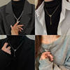 Simple design sense sweater necklace female high sense long necklace niche temperament double sweater chain jewelry wholesale