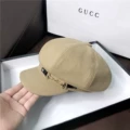 Single metal buckle beret khaki