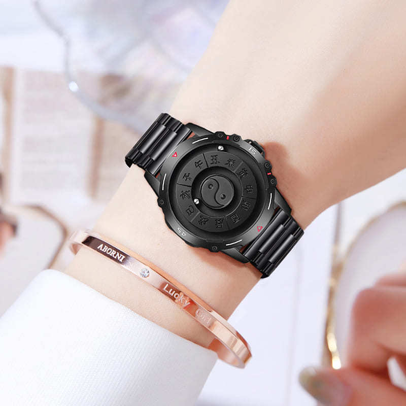 (Please Inquire for Dropshipping Options) Women's Watch with Magnetic Levitation, Magnetic Ball Technology, Cool Black Technology, Twelve-Hour Time Display