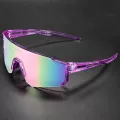 Bright transparent purple frame purple foot tail pink lens 14 (paper box packaging)