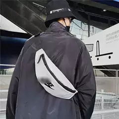 Trendy Brand Outdoor Waterproof Waist Bag Men's Running Sports Chest Bag Women's Shoulder Bag Korean-style Multi-functional Crossbody Small Bag Trendy