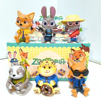 Zootopia Rabbit Police Officer Fox Series Hand Model Anime Hand Figure Peripheral Doll Model Small Ornaments