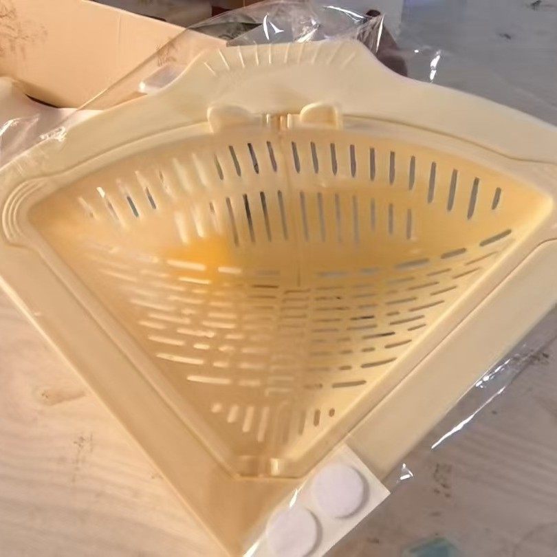 Sink Drain Basket Triangular Kitchen Filter Rack Water Basket Vegetable Washing Fruit Pool Rice Residue Leakage Sieve