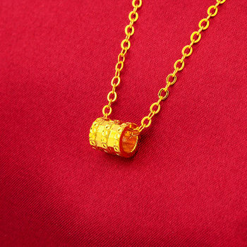 Small waist women's O-chain Women's necklace thin small waist pendant Vietnam sand gold chain wholesale live delivery