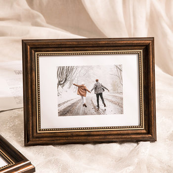 American retro small photo frame 8 inch 6 inch 7 wash photo frame frame A3A4 Wall