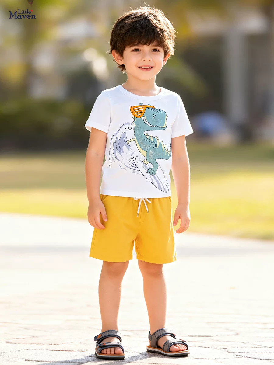Boys' Set, Summer Cartoon Kids' Outfit, [Style] Kids' Set
