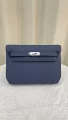Sapphire blue silver buckle