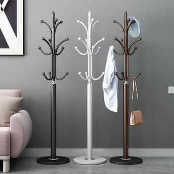Freestanding Coat Rack for Bedroom, Thickened Clothes Rack, Light Luxury Living Room Household Simple Coat and Bag Hanger, Stable