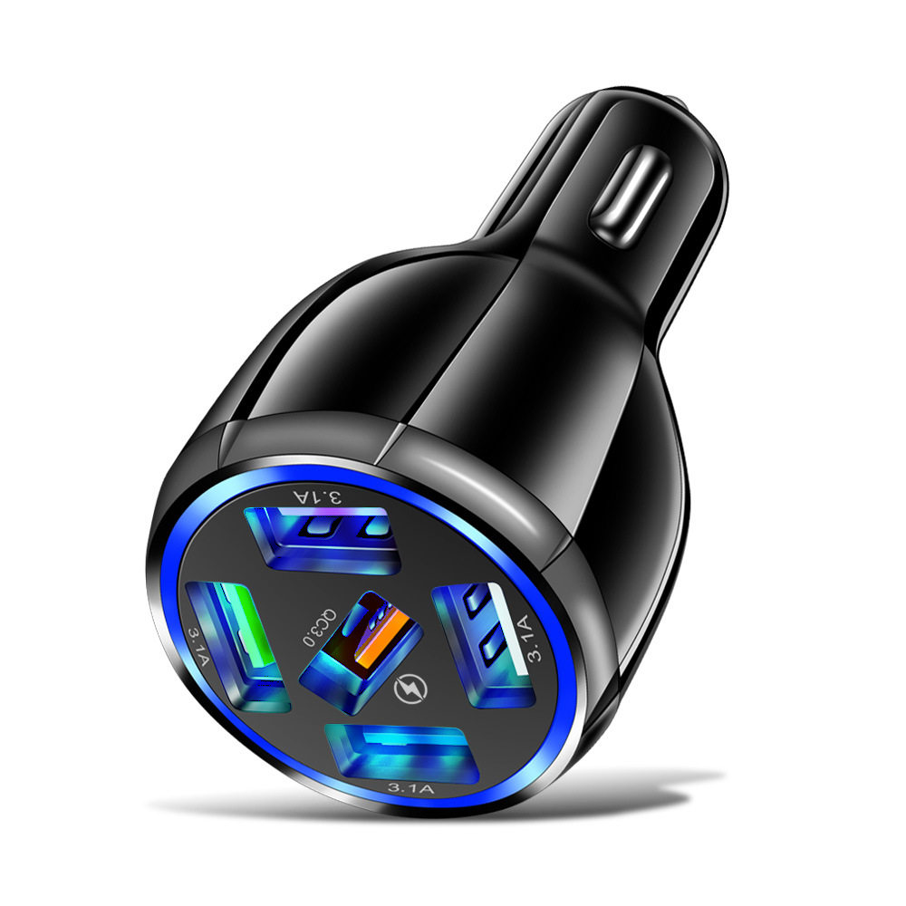 Multi-port QC3.0 4USB 3USB 20WPD flash charge fast charge car charger 6USB fast charge car charger car charger