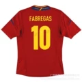 2012 spain home #10 fabregas