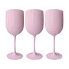 Pp Plastic Wine Glass White Champagne Glass 480ml Single Handle Goblet Plastic Cup Color-Changing Wine Glass