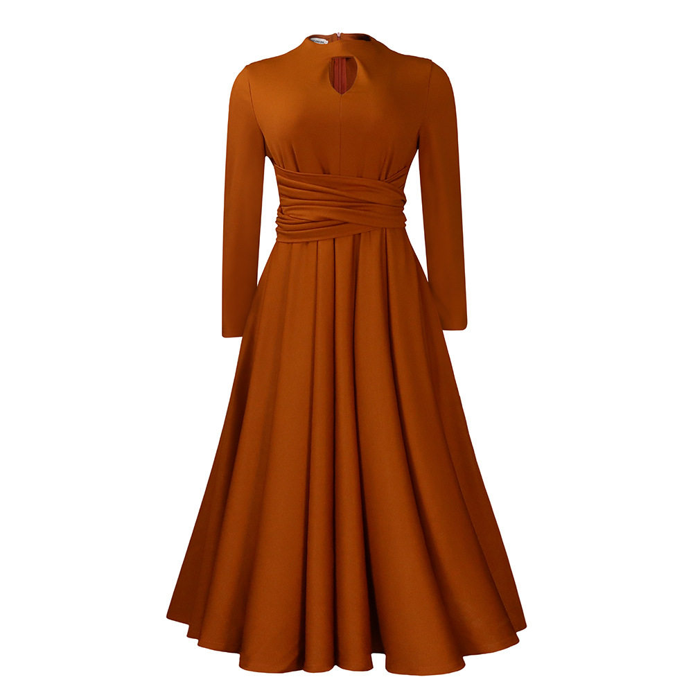Plus Size African Style Dress Elegant Ruffled Design Flowy A Line Silhouette Fashionable for Casual Occasions