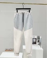 Sweatpants. white and gray