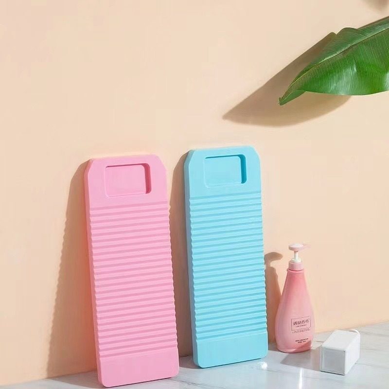 Washing Board Large Durable Thickened Non-Slip Washing Board Household Old-Fashioned Washing Board with Soap Slot for Student Dormitory