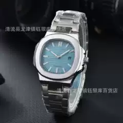 2023 Men's Foreign Trade Stainless Steel 3 Pin Calendar Sweep Easiest for Match Second Movement Watch Manufacturers Wholesale Dropshipping