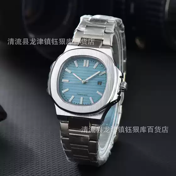 2023 Men's Foreign Trade Stainless Steel 3 Pin Calendar Sweep Easiest for Match Second Movement Watch Manufacturers Wholesale Dropshipping