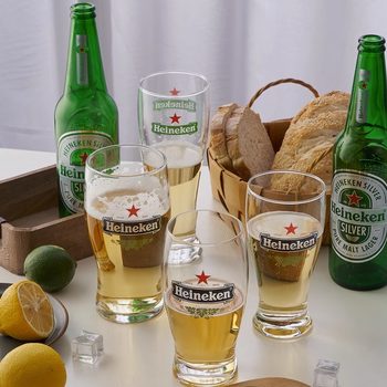 Heineken beer special cup commercial Heineken glass wine cup high-grade craft Cup draft beer cup large capacity