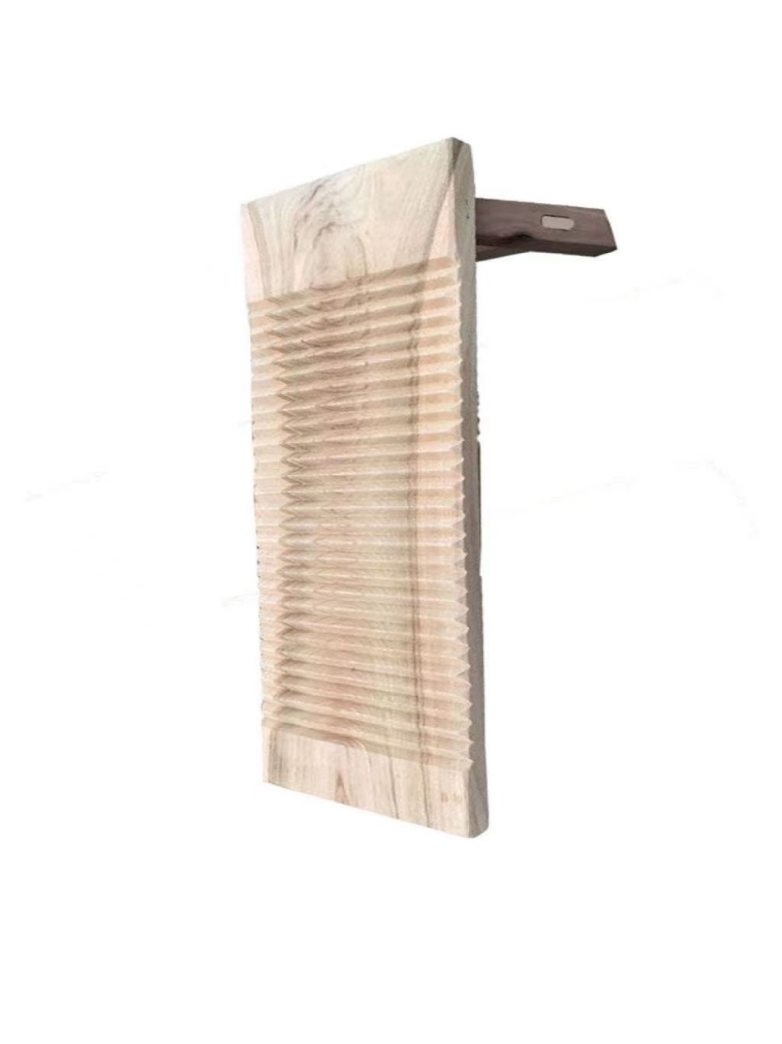 Thickened Solid Wood Washboard with Legs, Large Washboard with Legs for Sitting, Camphor Wood