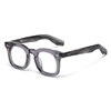 Ysat3009 New Fashion Acetate Eyeglass Frame for Women, Korean Version, Retro Plain Non-Prescription Glasses, Can Be Fitted with Prescription Lenses