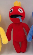 现货跨境新品roblox rainbow friends彩虹伙伴小蓝人公仔毛绒玩具