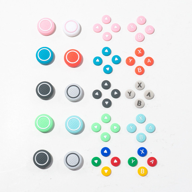 Switch silicone key cap NS direction silicone color key sticker joycon key sticker handle rocker cap