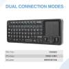 Rii K06 Dual Mode 2.4G Bluetooth Backlit Wireless Keyboard Air Mouse Set Top Box Remote Control Phone Keyboard