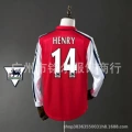 0102 Arsenal home long sleeved size 14