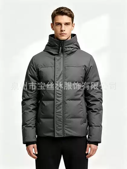 Palm Moose 17 Men Canadian Style Hood Macmilar Puffer Jacket