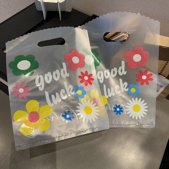 小号扣手加厚礼品袋子服装店袋子饰品手提袋塑料袋鞋盒批发logo