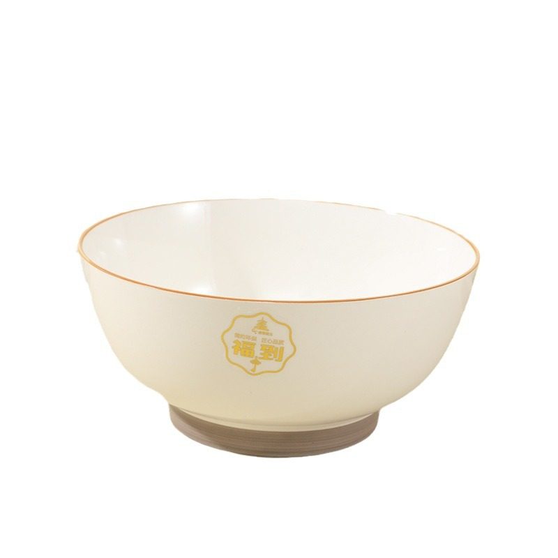 Factory wholesale with inner box barcode double color bowl simple dish household dish ceramic deep plate creative dinner plate rice bowl