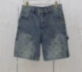 2 blue side straps
