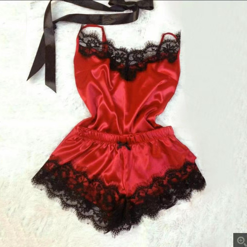 亚马逊爆款睡衣仿真丝睡袍大码居家内衣睡裙ebay货源欧美1165情趣