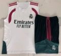 2627 vest real madrid white (rose red color)