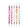 Nail art double-head drill pen 5 sequin thread rod drill needle set double-head acrylic dot pen wholesale