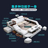 Multifunctional Leather Tatami Bed Double 1.8 m Modern Simple Large Apartment Master Bedroom Massage Smart Bed New Style