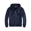 W001-a velvet sweatshirt sapphire blue and white