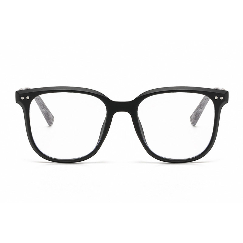 Fashion Color-Changing Anti-Blue Light Glasses Women's Fashionable PC Glasses Frame Personalized Glasses Frame Cross-Border Cyber Celebrant Korean Style Flat Glasses