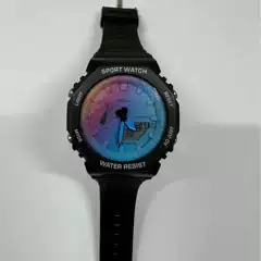 New Style, Fashionable, Multifunctional, Unisex, for All Ages, Electronic, Dual Movement, Quartz, Sports Watch