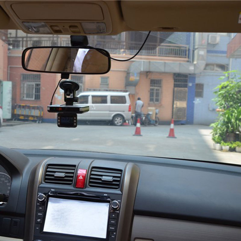 Cross-Border Vg1V10 Driving Recorder Radar Two-In-One Electronic Dog Car Speedometer Radar Warning Detector