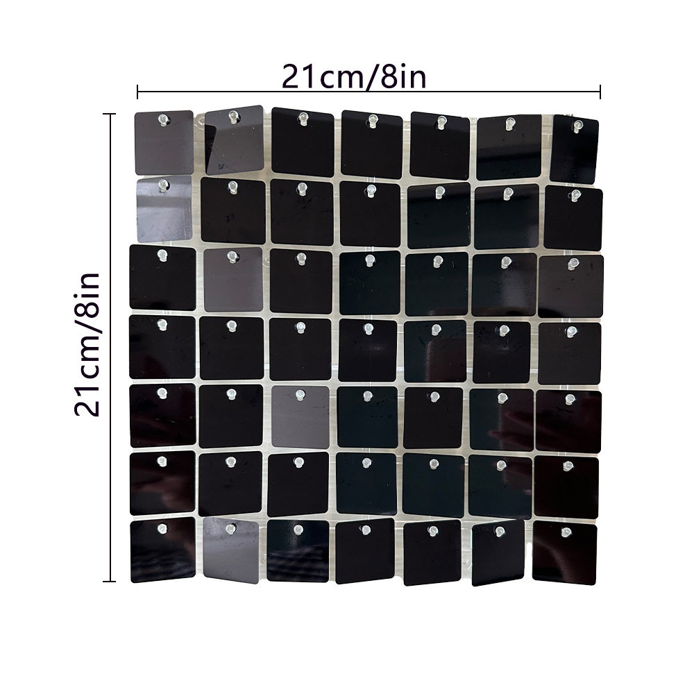 跨境炫彩风动板亮片生日派对年终活动户外婚庆舞台装饰布置背景