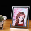Transparent Crystal Square Photo Frame Glass Acrylic Picture Frame Polaroid Photo Certificate Frame 56 7inch Photo Frame