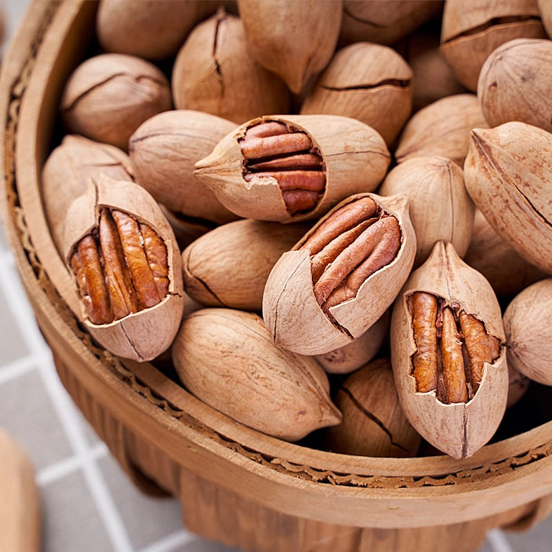 2025 New Pecan Nuts, Nut Cream Flavor 500g Dried Fruit Wholesale Walnut Kernels, Snacks for Pregnant Women, Roasted Seeds and Nuts