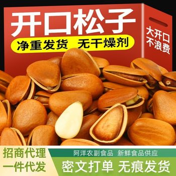 Open-Ended Pine Nuts from Heilongjiang, Northeast China, Original Flavor, Hand-Peeled Fresh Small Packages, Original Flavor Pine Nuts for Wholesale